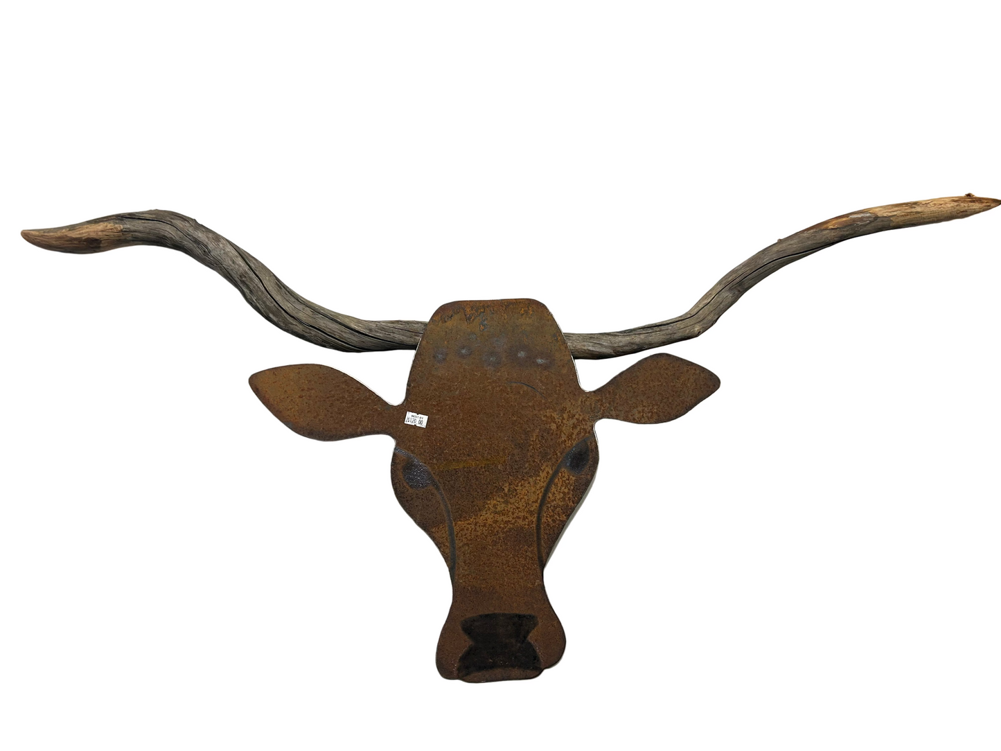Long Horn Bull Metal Wall Mount