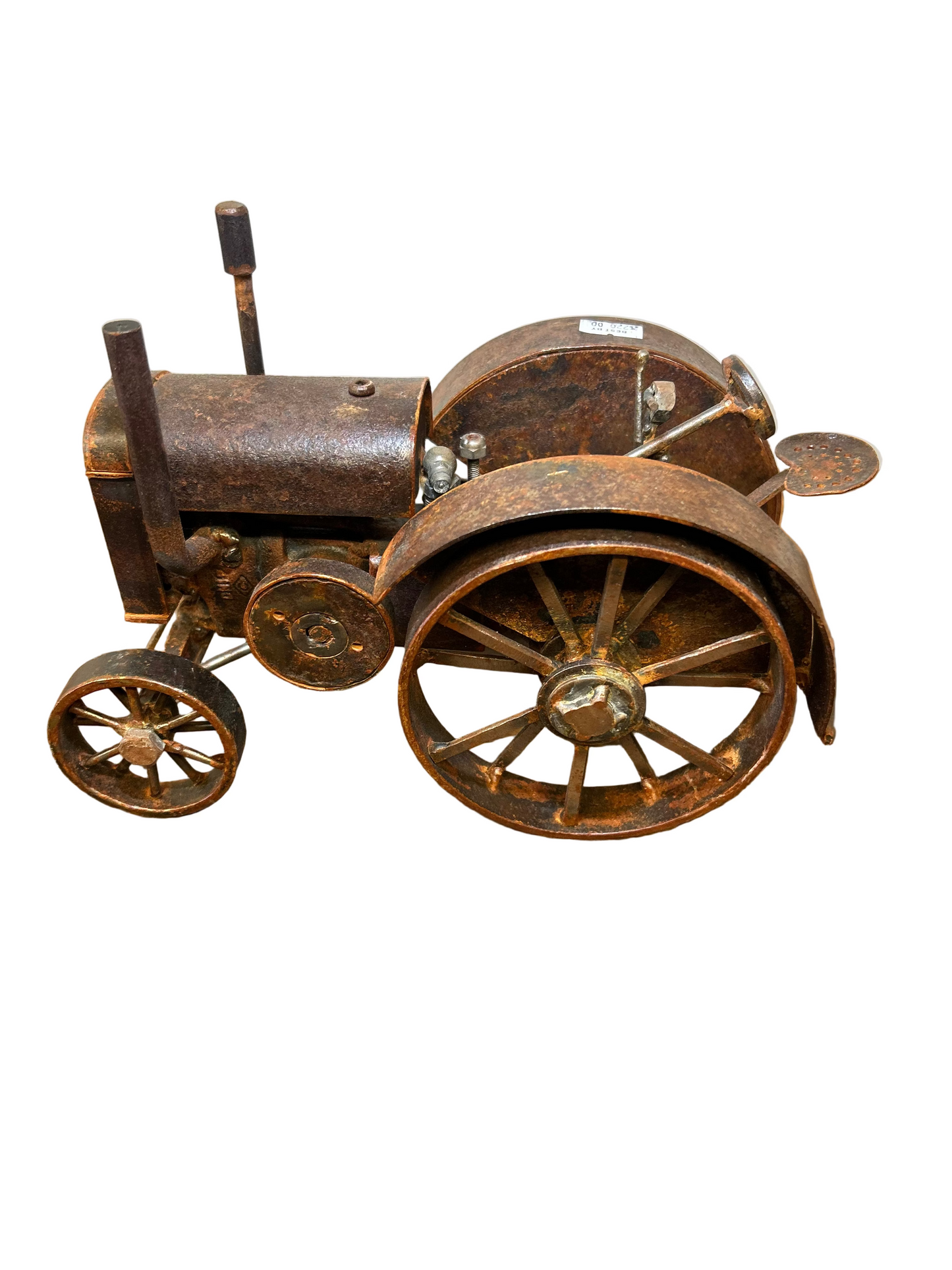 Metal Tractor Decor