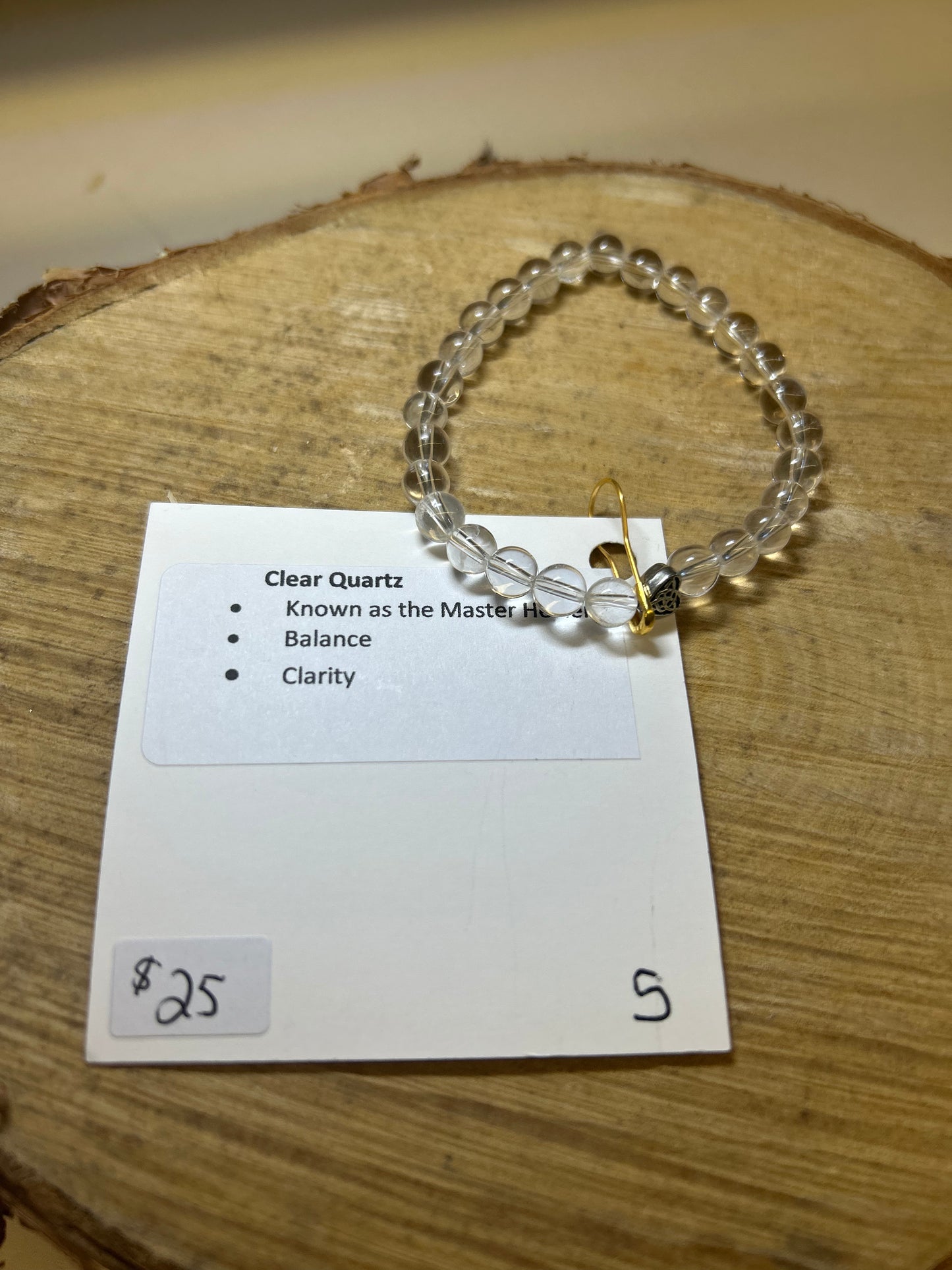 Clear Quartz bracelet