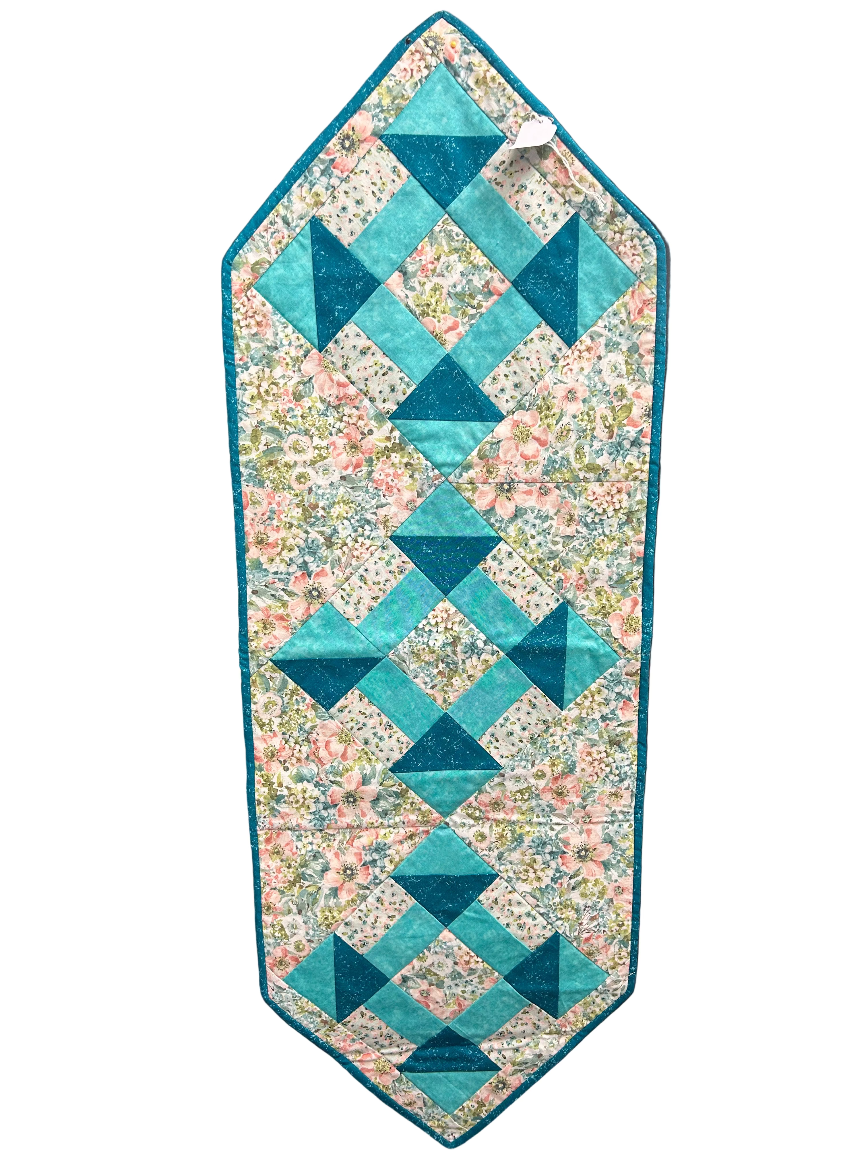 Blue Flower Table Runner