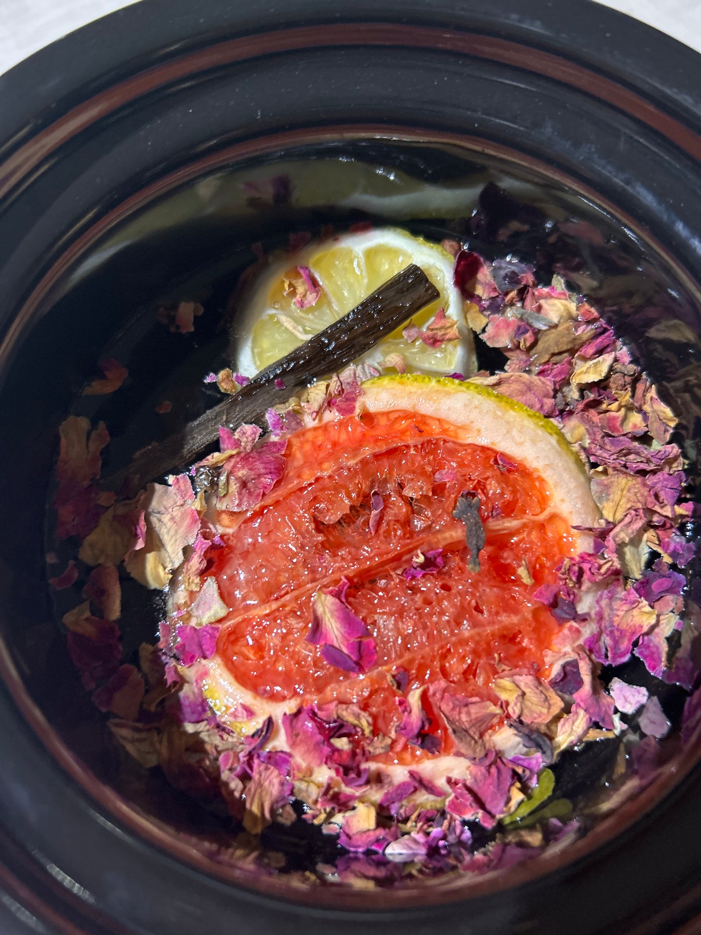 Vanilla Citrus Rose Simmer Pot