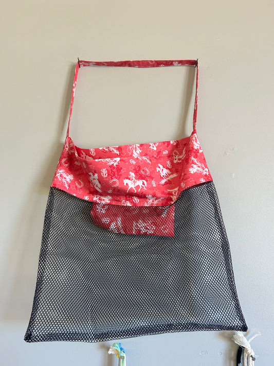 Pink Mesh beach bag