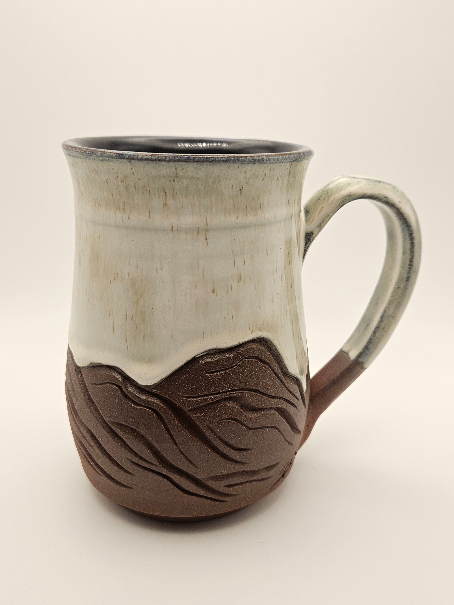 Red Clay Mountain Carved Mug