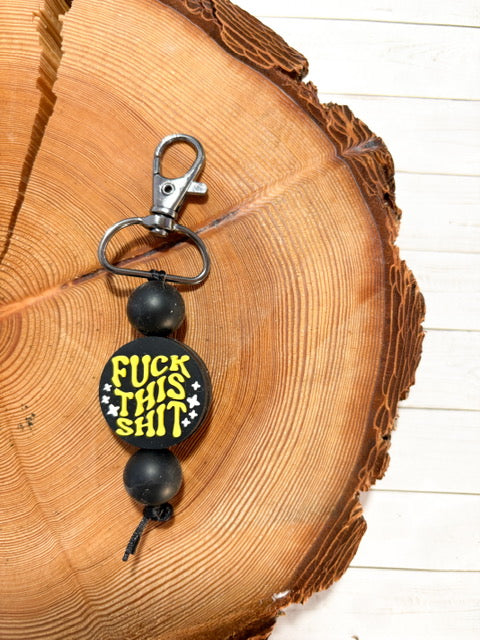 Silicone Bead Keychain