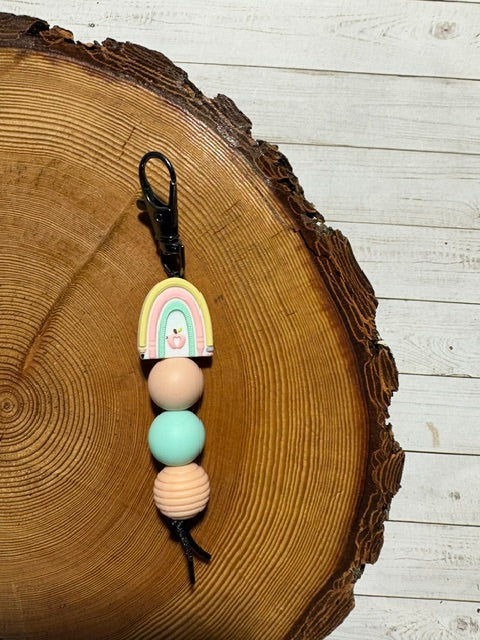 Silicone Bead Keychain