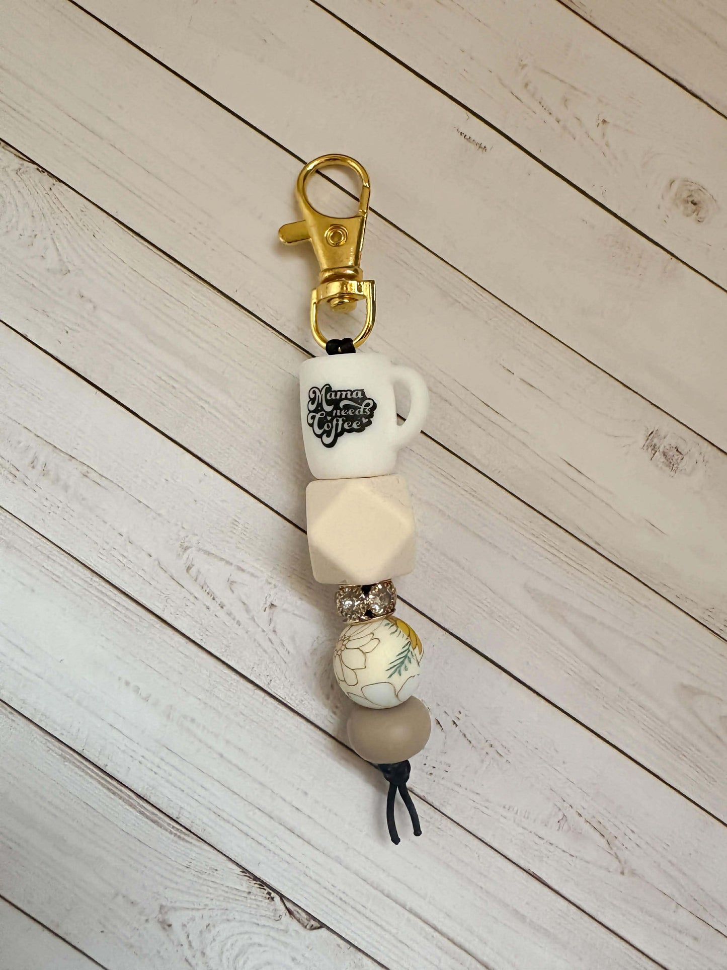 Silicone Bead Keychain