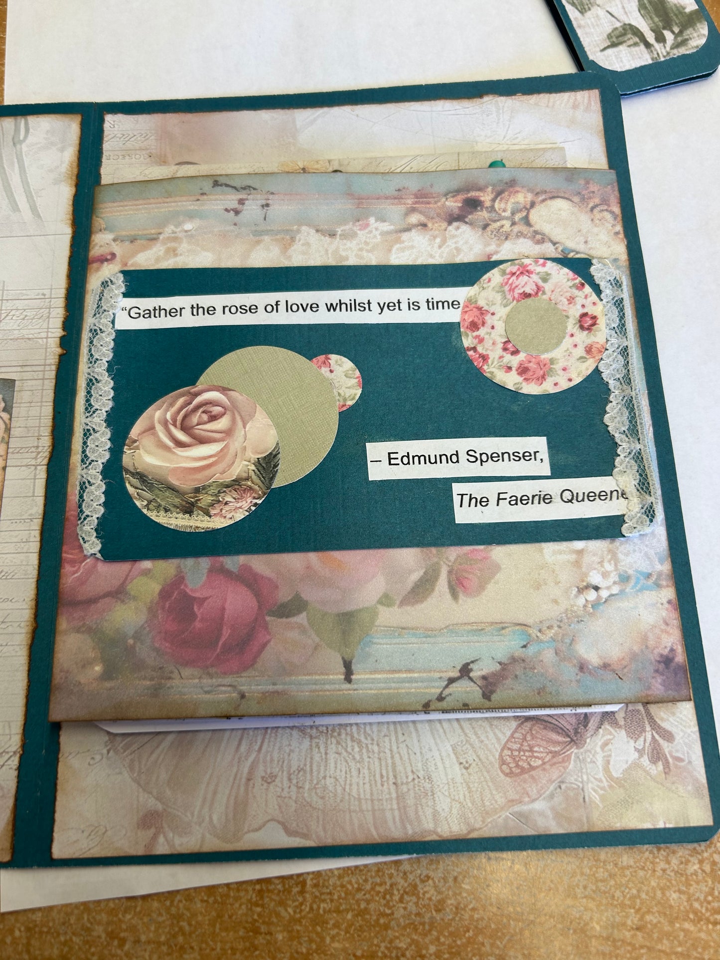Blue Butterfly Junk Journal