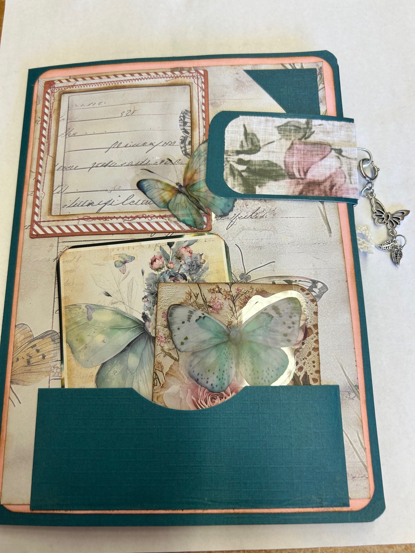 Blue Butterfly Junk Journal