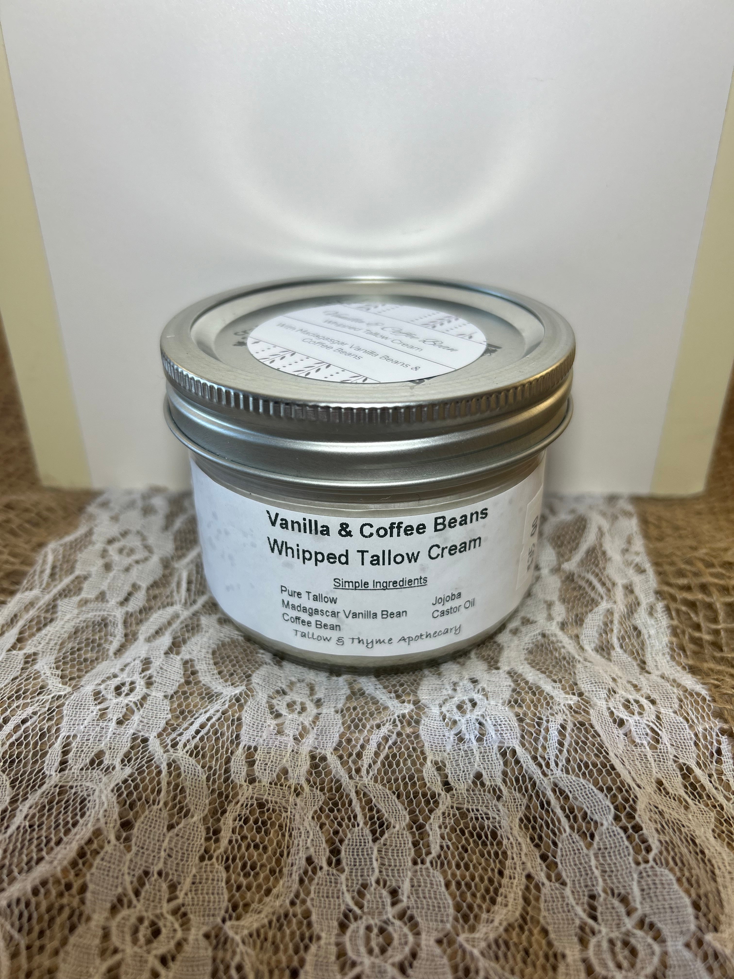 Vanilla & Coffee Bean Whipped Tallow