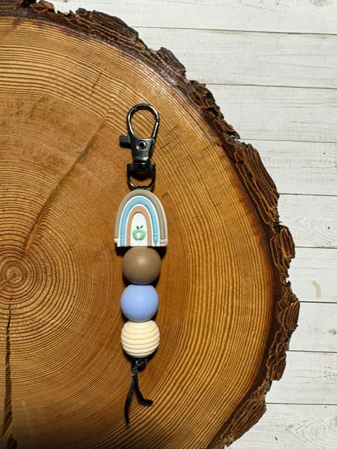 Silicone Bead Keychain