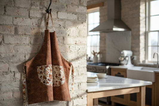 Reversible Apron - Cow/Western Print