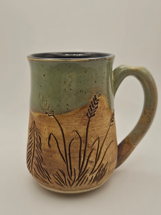 Rose Carved Alberta Mugs